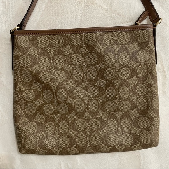 Coach Crossbody File in signature canvas - Picture 3 of 5